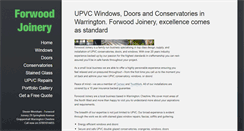 Desktop Screenshot of forwoodjoinery.com